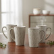 Porcelain Mug Set - 4 Pcs